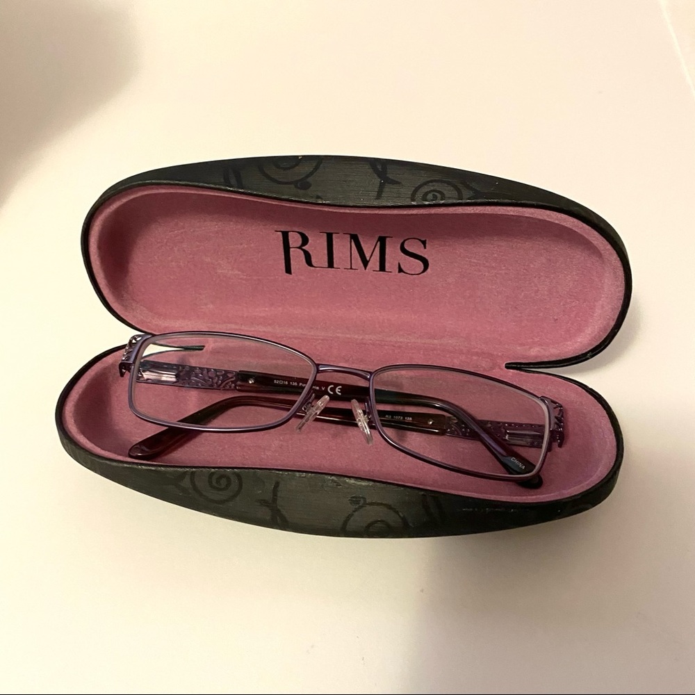 RIMS Purple R3 1073 135 Prescription Womens Eye Glasses